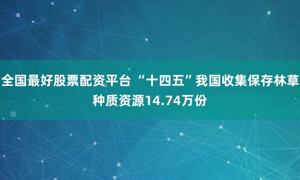 全国最好股票配资平台 “十四五”我国收集保存林草种质资源14.74万份